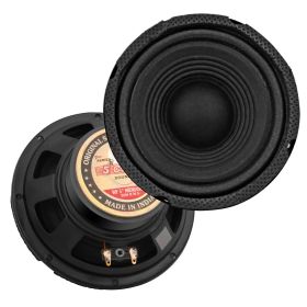 5 Core 5" Inch Mid Range Speaker System for Car 2 Pack Black Pro Series 200W Speakers 4 Ohm, 20W RMS and 30 oz Magnet Car Replacement Speakers - CS-05