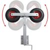 Boat Trailer Double Wheel Bow Support Set of 2 23.2"-33.1"