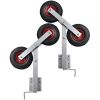 Boat Trailer Double Wheel Bow Support Set of 2 23.2"-33.1"