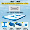 Inflatable Dock Platform Inflatable Floating Dock 10x6.5 ft w/ Electric Air Pump