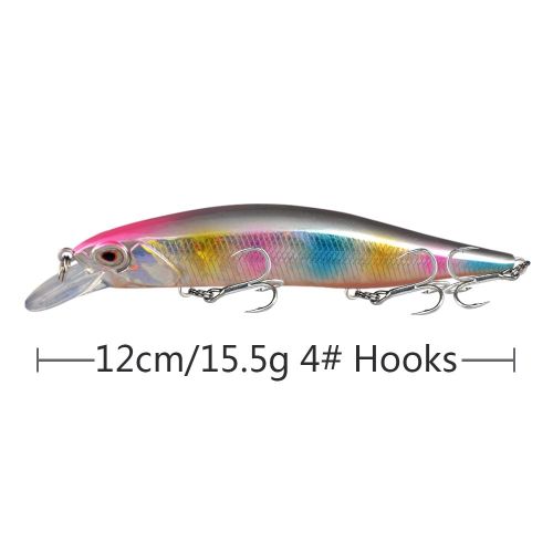 Minnow Fishing Lure 120mm 15.5g Floating Hard Bait