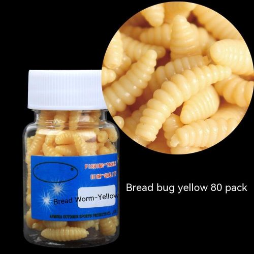 Soft Bait Fake Worm Mealworm Earthworm Red Bottled Bionic Lure