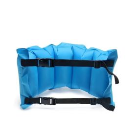 Swimming Equipment; Inflatable Flotation Belt For Boys And Girls Beginners; Training Set (Color: Blue)