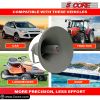 5 Core Indoor Outdoor PA Horn Circular Speaker 12 Inch 350W PMPO Loud Sound Megaphone Driver Horns w 400Hz-5KHz, 8 Ohm Waterproof Weatherproof Vehicle