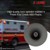 5 Core Indoor Outdoor PA Horn Circular Speaker 12 Inch 350W PMPO Loud Sound Megaphone Driver Horns w 400Hz-5KHz, 8 Ohm Waterproof Weatherproof Vehicle