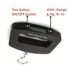 50kg/10g Scale Digital Precise Mini Fish Hook Hanging Scale Flectronic Weight Scale For Travel Household Outdoor; Portable Electronic Luggage Scale
