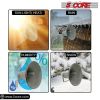 5 Core Indoor Outdoor PA Horn Circular Speaker 12 Inch 350W PMPO Loud Sound Megaphone Driver Horns w 400Hz-5KHz, 8 Ohm Waterproof Weatherproof Vehicle
