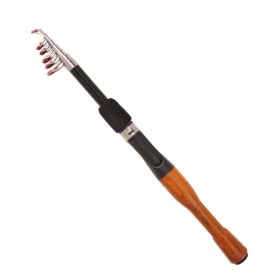 FishingRoad Rod Short Section Telescopic Horse Mouth 1.8or2.1or2.4or2.7m (Option: Black-1.8m straight shank)