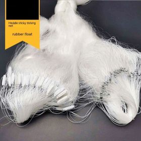 Three-layer Fishing Net Hairline Rule Catch Fish (Option: White-5fingers 60meters)