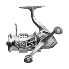 Metal Light Spool Fishing Wheel Micro Object Lure (Option: Silver-LC2500MS Double Grip Pill)